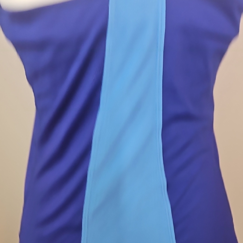 ​Nike Dri-FIT Racerback Athletic Tank Top - Royal Blue & Teal - Picture 7 of 9